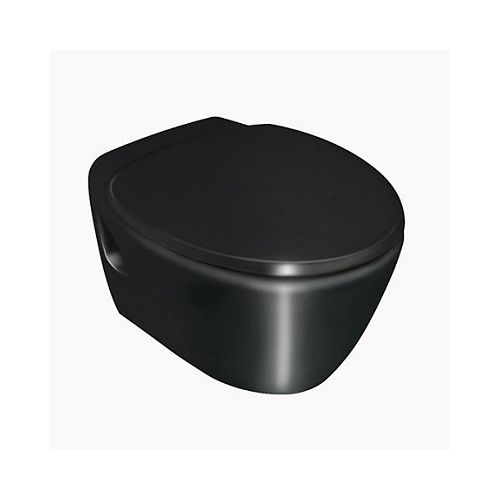 Kohler Presquile Wall Hung Toilet With Quiet-Close Slim Seat Cover In Black (K-18133In-Sr-7)