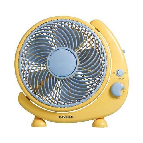 Havells Crescent 250mm Personal Fan Yellow