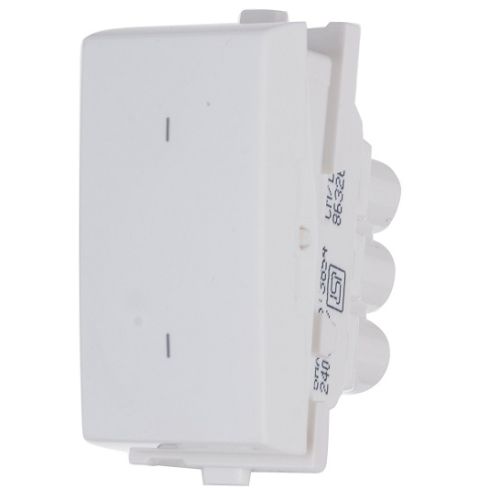 Anchor Penta Modular 10AX 2 Way Switch 1M White