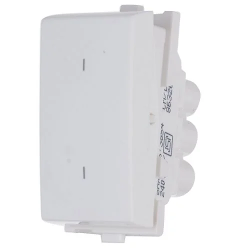 Anchor Penta Modular 10AX 2 Way Switch 1M White