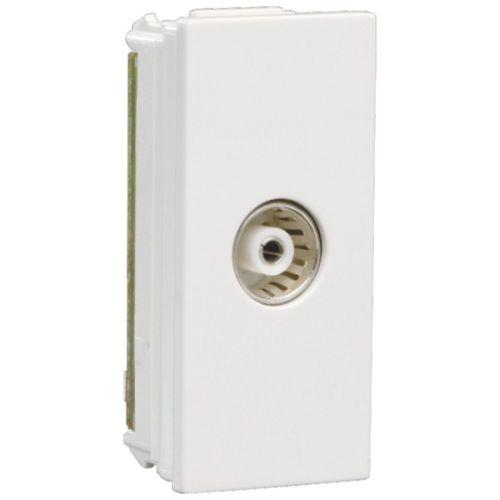 Crabtree Athena 1M TV Socket Chalk White