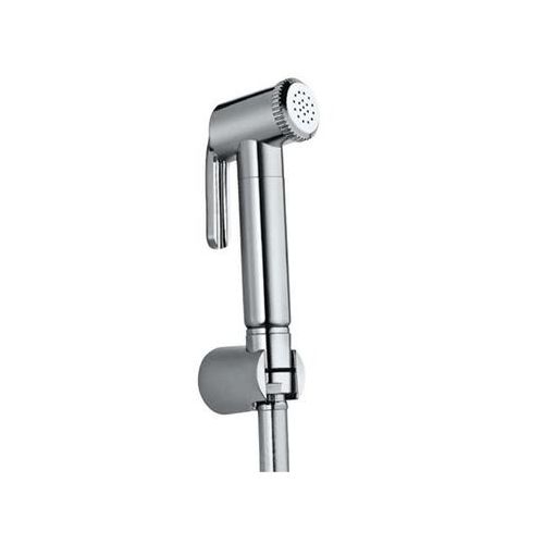 Jaquar Hand Shower (Health Faucet) With 1 Meter Long Easy Flex Tube In Chrome Finish & Wall Hook