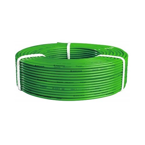 Anchor Advance - FR - 180 M 4.0 sqmm Electrical Cable - Green