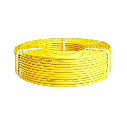 Anchor Advance - FR - 90 M 4.0 sqmm Electrical Cable - Yellow