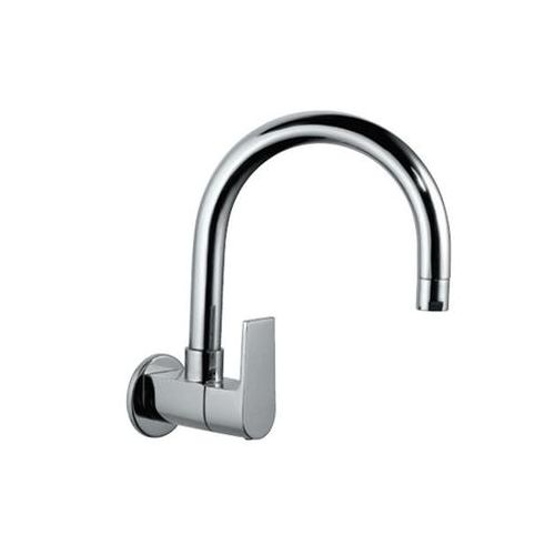 Jaquar Aria Sink Cock With Regular Swinging Spout (Wall Mounted Model) With Wall Flange