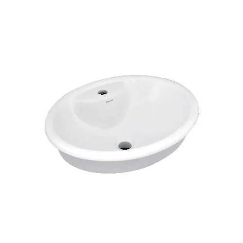 Parryware Cascade Nxt Self Rimming Counter Top Wash Basin White