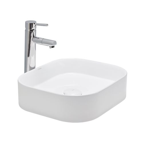 Cera Catmin Table Top Thin Rim Wash Basin Snow White-S2020157