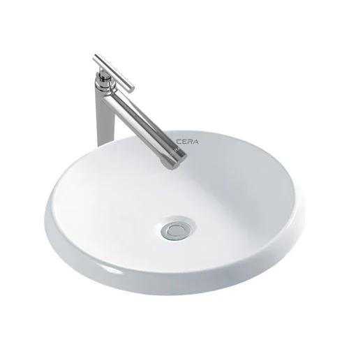 Cera Cabella Counter Wash Basin Snow-White