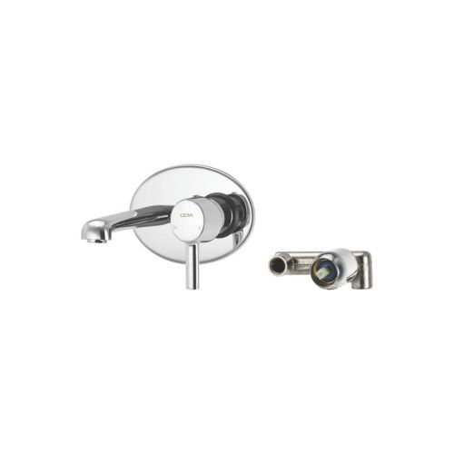 Cera Ripple Wall Mounted Single Lever Basin Mixer F1017473