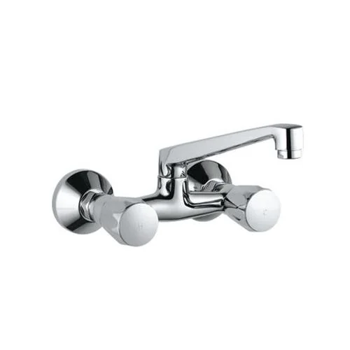 Jaquar Continental Sink Mixer With Swinging Spout (Wall Mounted Model) With Connecting Legs & Wall Flanges