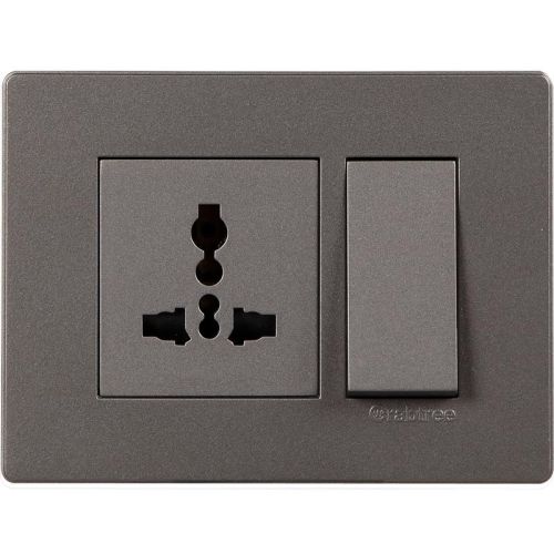 Crabtree Athena Moderna Cover Plate Elephant Grey