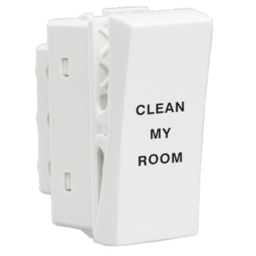 Crabtree Athena Clean My Room Switch Chalk White