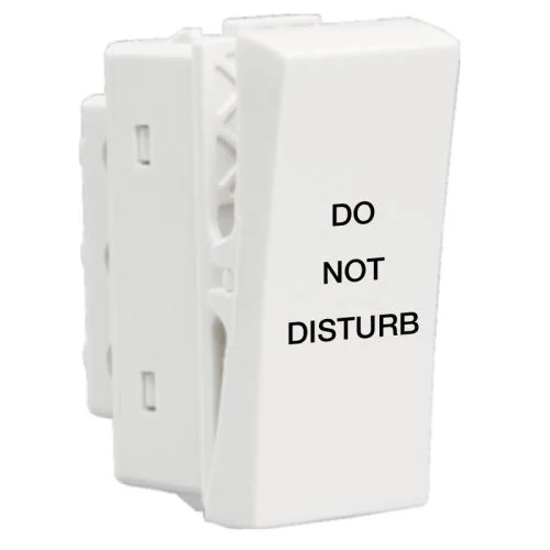 Crabtree Athena Do Not Disturb Switch Two Way Chalk White