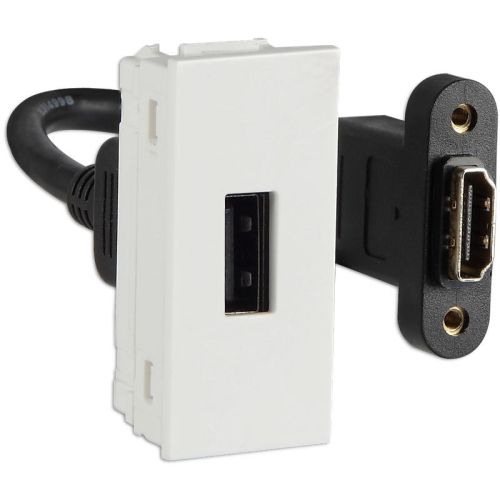 Crabtree Signia Usb Socket For Data Transmission White