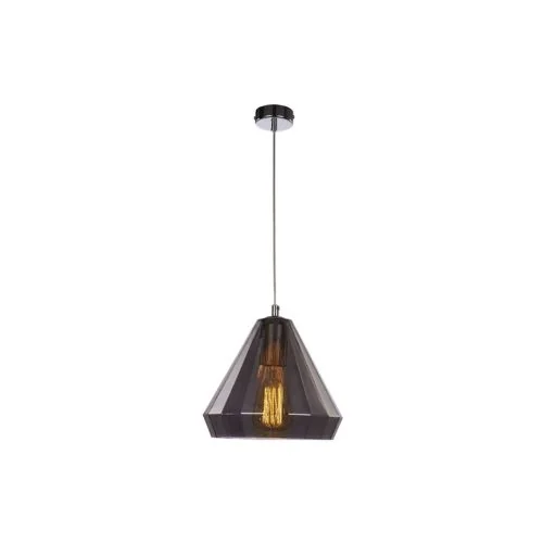 Jaquar 1 LT Smoky Glass with Chrome finishing Pendant (DPN-CHR-MD150031271B)