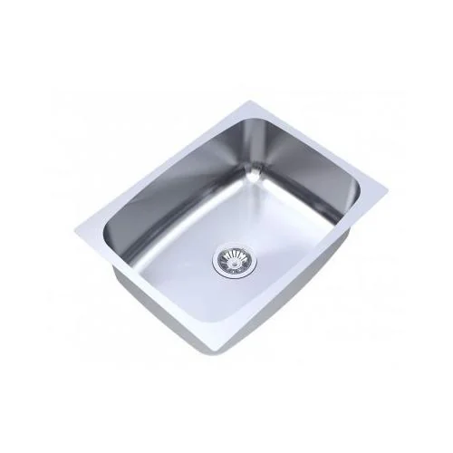 Carysil Elegance Single Bowl SS-304 Kitchen Sink 18"x16"x7" - Matt Finish