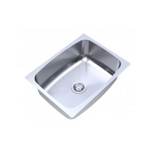 Carysil Elegance Single Bowl SS-304 Kitchen Sink 18"x18"x7" - Matt Finish