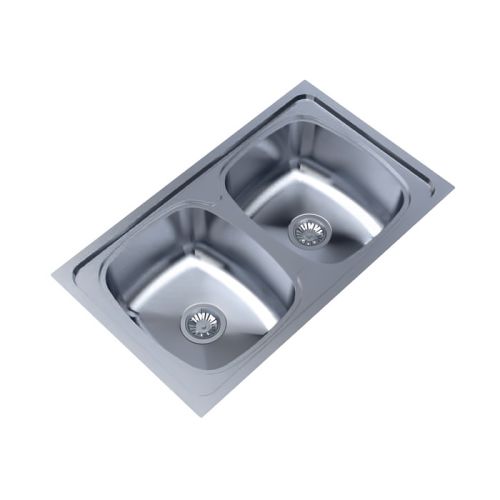 Carysil Elegance Double Bowl SS-304 Kitchen Sink - Matt Finish