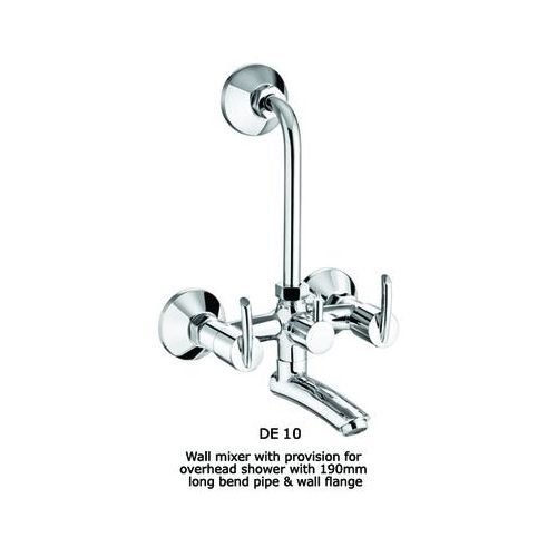 ESS ESS Deon Wall Mixer With Provision For Overhead Shower With 190Mm Long Bend Pipe & Wall Flange