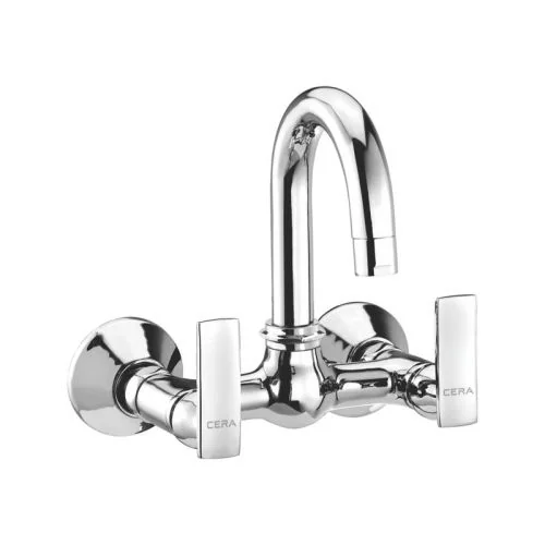 Cera Titanium Sink Mixer Wall Mounted F1003501