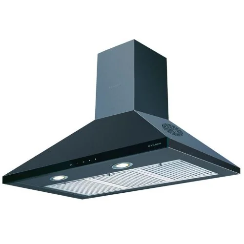 Faber Topaz Smart 3D T2S2 Bk Tc Ltw 90 3D Kitchen Chimney