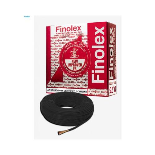 Finolex Electrical Cable 1 sqmm Black 90 mtrs