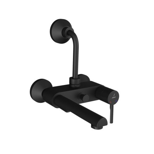 Jaquar Florentine Prime Single Lever Wall Mixer with Provision For Overhead Shower Black Matt FLP-BLM-5117PM