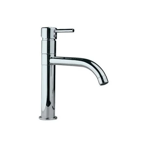 Jaquar Florentine Single Lever Sink Mixer With 210Mm Extension Body Swinging Spout Without Popup Waste (Table Mounted) With 600Mm Long Braided Hoses