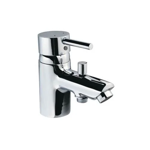 Jaquar Florentine Single Lever 1- Hole Bath & Shower Mixer (High Flow) Tub Mounted With Exposed Provision For Connection To Hand Shower With 450Mm Long Braided Hoses