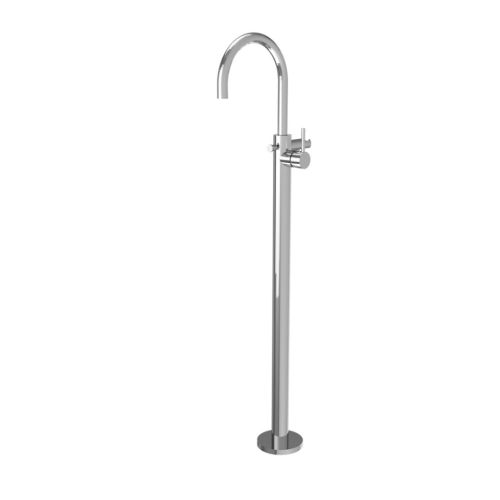 Jaquar Florentine Exposed Parts of Floor Mounted Single Lever Bath Mixer with Provision for Hand Shower Chrome