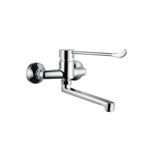 Jaquar Medi Series Single Lever Surgical Purpose Elbow Action Sink Mixer (Wall Mounted) With Extended Operating Lever, Connecting Legs & Wall Flanges