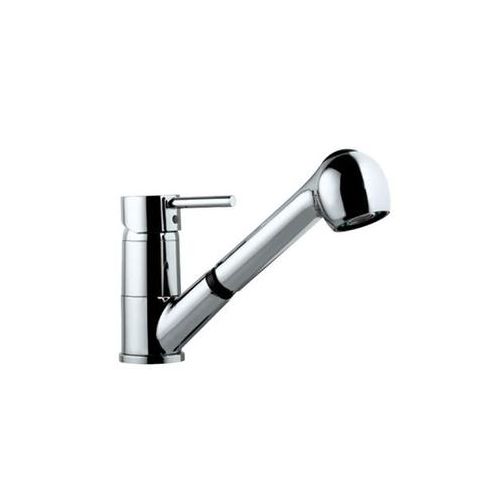 Jaquar Florentine Single Lever Deck Mounted Pull Out Sink Mixer Dual Flow With 450mm Long Braided Hoses