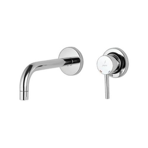 Jaquar Florentine Exposed Parts Kit Of Single Lever Basin Mixer Wall Mounted Consisting Of Operating Lever, Nipple, Spout & Two Wall Flanges