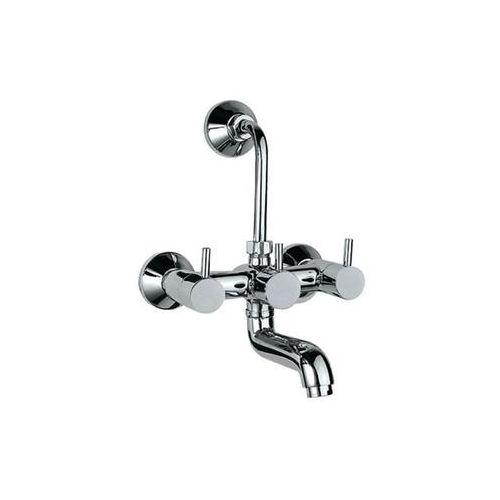 Jaquar Florentine Wall Mixer With Provision For Overhead Shower With 115Mm Long Bend Pipe On Upper Side, Connecting Legs & Wall Flanges