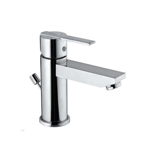 Jaquar Fonte Single Lever Extended Basin Mixer (Height-95Mm) With Popup Waste System With 450Mm Long Braided Hoses