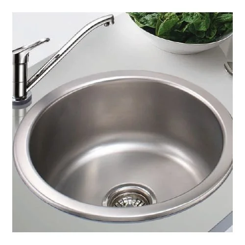 Franke Lugano 610 440Dia European Satin Finish Kitchen Sink