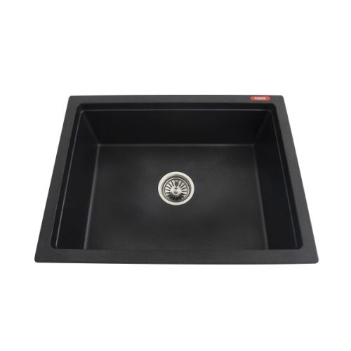 Futura Natural Quartz Single Bowl Kitchen Sink 21 x 18"