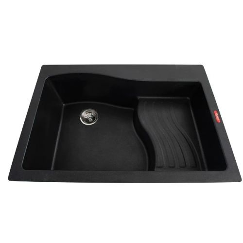 Futura Natural Quartz Single Bowl Kitchen Sink 33 x 22"