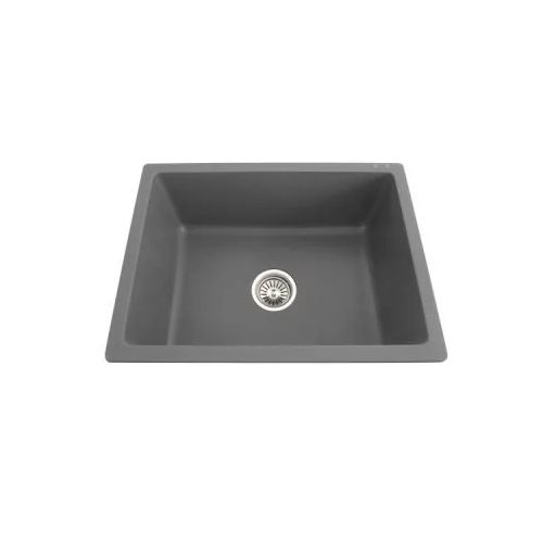 Futura Natural Quartz Single Bowl Kitchen Sink 18 x 16"
