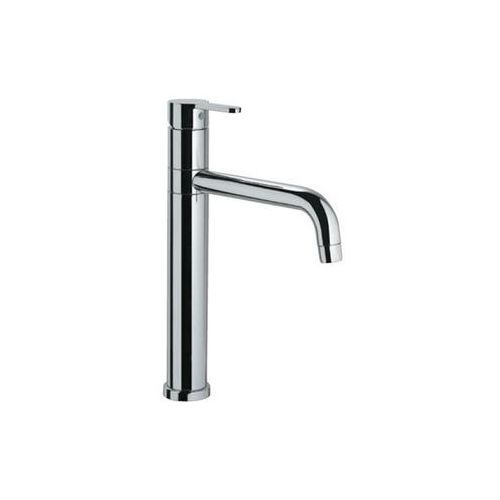 Jaquar Fusion Single Lever Sink Mixer With 210Mm Extension Body Swinging Spout Without Popup Waste (Table Mounted) With 600Mm Long Braided Hoses