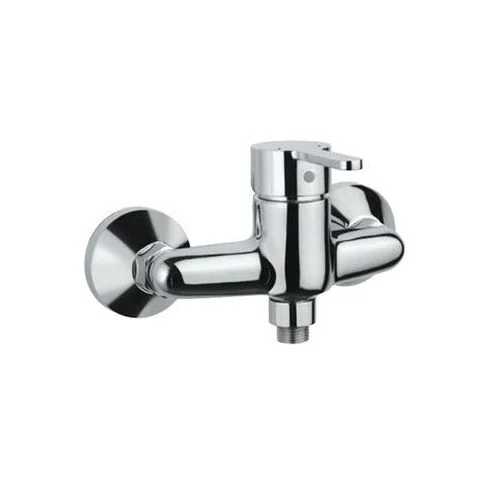 Jaquar Fusion Single Lever Exposed Shower Mixer For Connection To Hand Shower With Connecting Legs & Wall Flanges