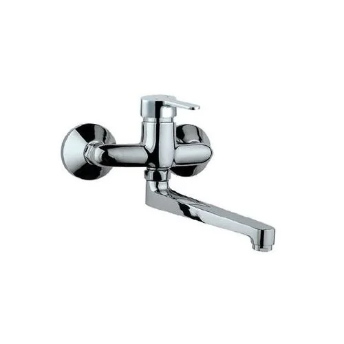 Jaquar Fusion Single Lever Sink Mixer Swinging Spout (Wall Mounted Model) With Connecting Legs & Wall Flanges