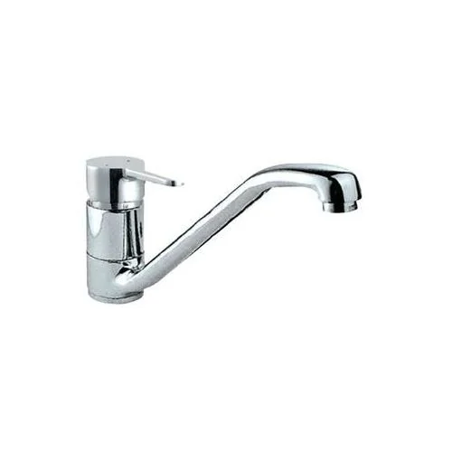 Jaquar Fusion Single Lever Sink Mixer With Swinging Spout (Table Mounted Model) With 450Mm Long Braided Hoses