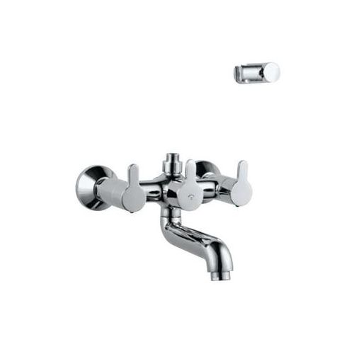 Jaquar Fusion Wall Mixer With Connector For Hand Shower Arrangement With Connecting Legs, Wall Flanges & Wall Bracket For Hand Shower