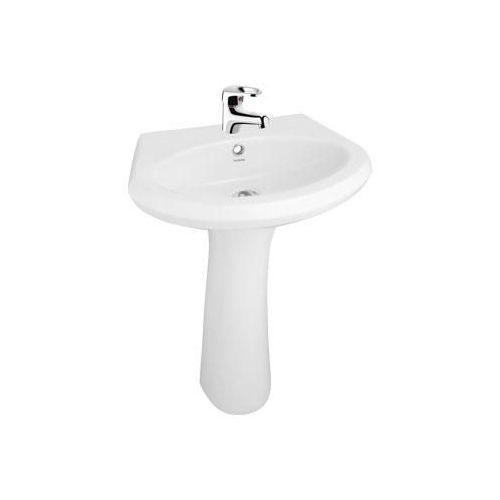 Hindware Ariel  Pedestal Basin Starwhite (10100 + 11003)