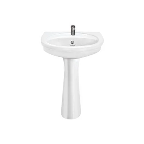 Hindware Dune Pedestal Basin Starwhite (10088 + 11003)