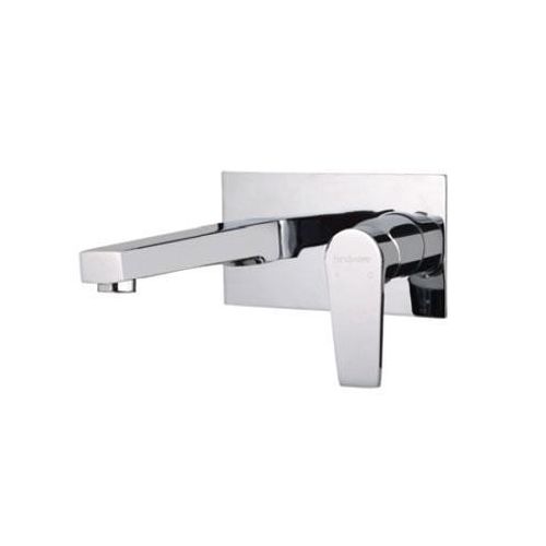 Hindware Element Exposed Part Kit Of Single Lever Wall Mounted Basin Mixer With 200Mm Spout