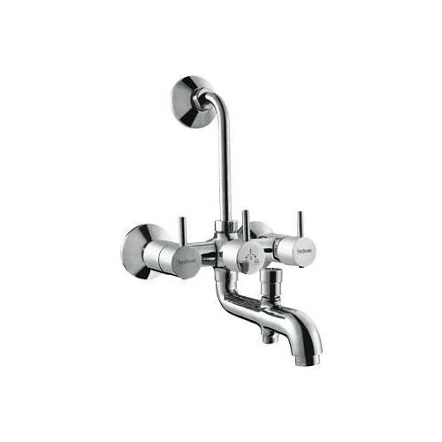 Hindware Flora Wall Mixer 3 In 1 System With Provision For Hand Shower And Overhead Shower 