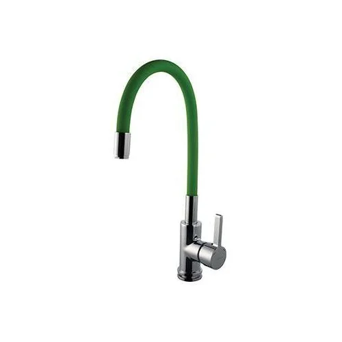 Hindware Single Lever Sink Mixer With Flexible Spout (Green)