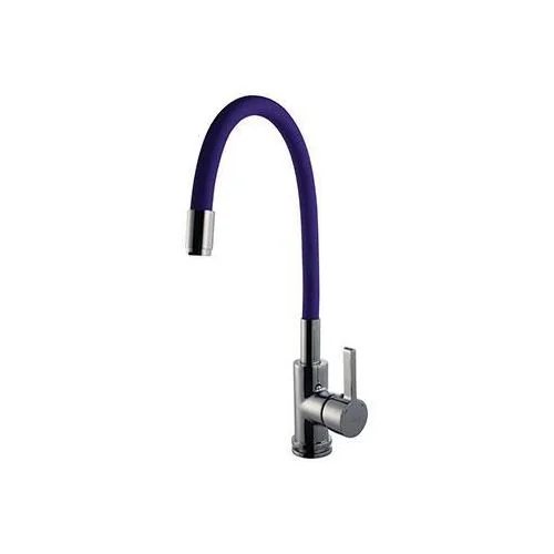 Hindware Single Lever Sink Mixer With Flexible Spout (Purple)